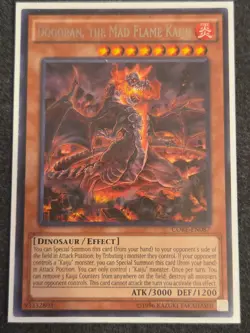 Yugioh Dogoran, The Mad Flame Kaiju CORE-EN087 Unl Edition Rare - NM - Image 1