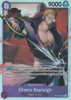 Silvers Rayleigh OP13-066 SR Carrying on His Will - ONE PIECE English - Image 1