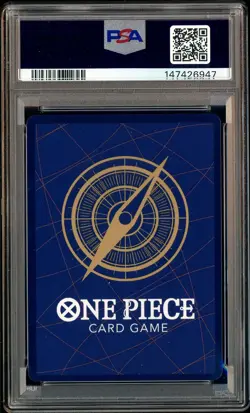 #2 2025 One Piece OP13 EN Wanted Alternate Art #118 Monkey D Luffy PSA 10 - Image 3
