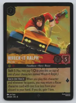 Disney Lorcana Cold Foil - Wreck-It Ralph - Big Lug 24/204 - Reign of Jafar (8) - Image 1