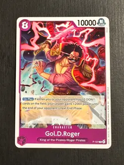 Gol.D.Roger P-107 One Piece TCG Card Game - Image 1