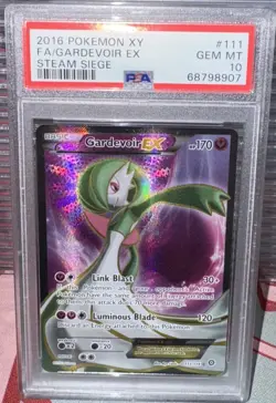 PSA 10 Gardevoir EX #111 2016 Full Art XY Steam Siege English Pokemon Card - Image 1