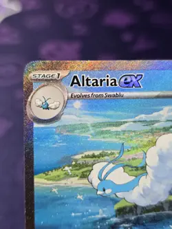 Altaria EX Pokemon Card - Humming Heal Ability, Light Pulse Attack - Image 2