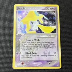 Pokemon Jirachi TCG Reverse Holo Rare Card 8/101 Hidden Legends LP - Image 1