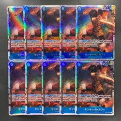 NM 10 card Monkey.D.Luffy OP02-062 Parallel SR Paramount War ONE PIECE 1000 - Image 1
