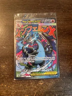 Mega Charizard X ex 023 Promo 2-Card Pack Pokemon Mega Evolution Promo Holo - Image 1