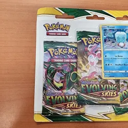 Pokemon TCG Sword & Shield Evolving Skies 3 Pack Blister + Umbreon Promo Card - Image 2