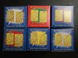 Pokemon Burger King 23k Gold Plated Trading Card Complete Set Sealed New Lot - Image 5