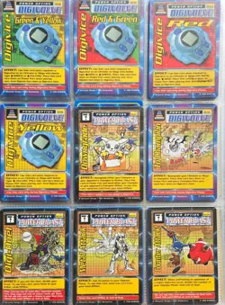 1st Edition Vintage 1999 Bandai Digimon TCG Lot of 48 Cards - Image 5