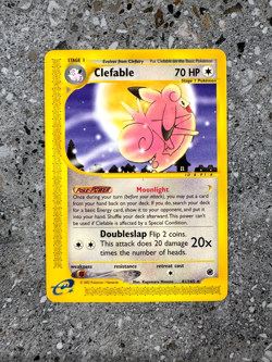 Pokemon TCG Cards Clefable 41/165 Expedition Rare - Image 1