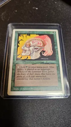 Revised Edition Llanowar Elves Autographed - Image 1