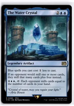 The Water Crystal 85 Rare FINAL FANTASY Magic: The Gathering Near Mint - Image 1