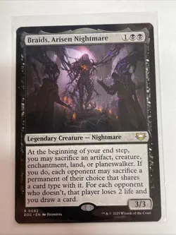 Braids, Arisen Nightmare Commander: Edge of Eternities #82 Rare - Image 1