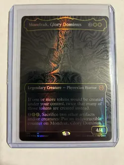 Mondrak, Glory Dominus Oil Slick Raised Foil Phyrexia All Will Be One Magic MTG - Image 2