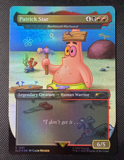 MTG Patrick Star Foil SLD Secret Lair Drop Sponge Bob R 1931 NM - Image 1