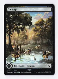 Swamp (Chocobo Track Foil) 0480 (L) MTG Commander: FINAL FANTASY (FIC) - Image 1