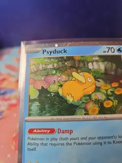 SWIRL Psyduck MEP 007 Cosmos Holo Pokemon TCG Promo - Image 3