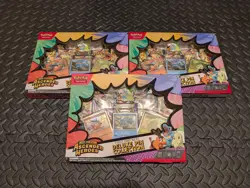 Ascended Heroes First Partners Deluxe Pin Set x3 🔥 Pokemon TCG 🔥 15 Boosters - Image 1