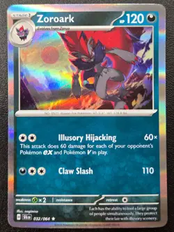 Pokemon TCG Zoroark Rare SV: Shrouded Fable 032/064 NM - Image 1