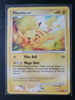 2009 Pokemon PIKACHU LV.17 71/99 Arceus Common Lightning English (B) - Image 1