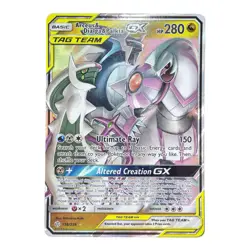 Pokemon TCG Arceus & Dialga & Palkia GX 156/236 Tag Team Cosmic Eclipse NM - Image 1