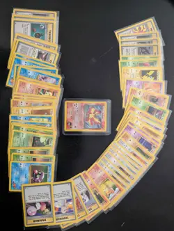 Pokemon Gym Heroes Vintage Lot (1999) - Rocket's Moltres Holo + Gym Leader Stack - Image 1