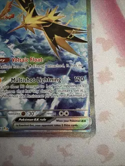 Pokemon Zapdos ex 202/165 Scarlet & Violet 151 SIR English - LP - Image 4
