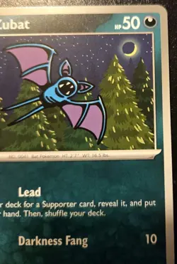 Zubat 027/064 Common Scarlet & Violet: Shrouded Fable Pokemon TCG - Image 3
