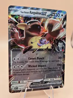Team Rocket's Kangaskhan EX Double Rare 162/217 Pokemon Ascended Heroes TCG - Image 2