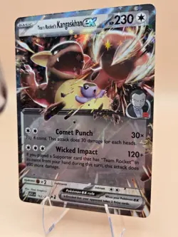 Team Rocket's Kangaskhan EX Double Rare 162/217 Pokemon Ascended Heroes TCG - Image 3