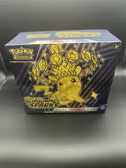 Pokemon TCG Scarlet & Violet Surging Sparks Elite Trainer Box ETB Factory Sealed - Image 1
