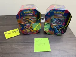 2 Pokemon TCG Mega Charizard X /Y Ex Tin Bundle Sealed New - Image 1