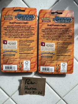 x2 Pokemon XY STEAM SIEGE BLISTER PACK - Lucario Floette - 2016 Factory Sealed - Image 2