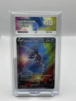 Pokemon TCG - Origin Forme Dialga V - Astral Radiance 177/189 - Ace 10 Gem Mint - Image 1