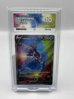 Pokemon TCG - Origin Forme Dialga V - Astral Radiance 177/189 - Ace 10 Gem Mint - Image 2