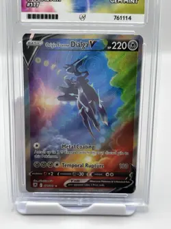 Pokemon TCG - Origin Forme Dialga V - Astral Radiance 177/189 - Ace 10 Gem Mint - Image 3