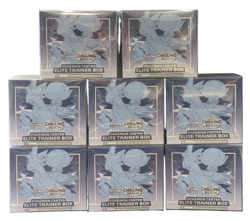 Lot of (8) Pokemon Chilling Reign Pokemon Center ETB Ice Rider Calyrex Exclusive - Image 1