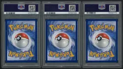 Lot of (3) Pokemon SVP EN Pokemon X Van Gogh Pikachu with Grey Felt Hat PSA 9 - Image 2