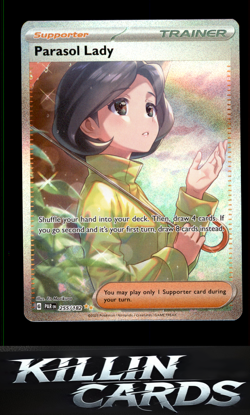 Parasol Lady - 255/182 255/182 Pokemon Special Illustration Rare SV04: Paradox R - Image 1