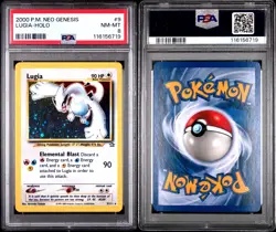 2000 POKEMON NEO GENESIS #9 LUGIA-HOLO PSA 8 *New Cert* - Image 3