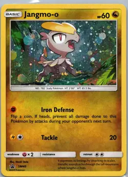 Pokemon TCG Jangmo-o SM40 SM Black Star Promos Holo LP - Image 1