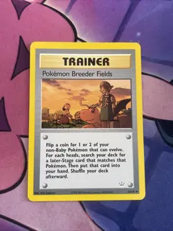 Pokemon TCG Pokemon Breeder Fields 62/64 Neo Revelation Unlimited Uncommon - Image 1