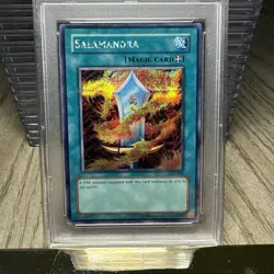 2002 Yu-gi-oh Salamandra PSA 8 DDS-006 Dark Duel Stories Yugioh Low Population - Image 3