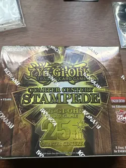 Yugioh Quarter Century Stampede 1st Edition Booster Box Sealed New *** - Image 1