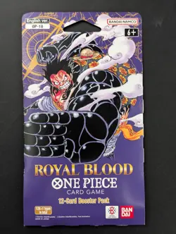 Lot (168) One Piece OP-10 Royal Blood English Sleeved Booster Packs Sealed - Image 4