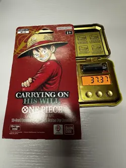 5x One Piece OP-13 CARRYING ON HIS WILL Sleeved Booster Pack - Heavy Packs - Image 1