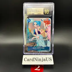 CGC PRISTINE 10 Nefeltari Vivi SR EB02-026 Promotion Pack Ex Vol. 3 ONE PIECE 2 - Image 1