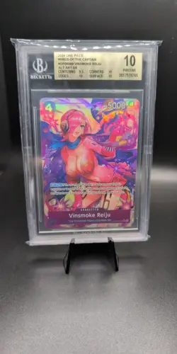 One Piece TCG Vinsmoke Reiju OP06-069 Alt Art SR BGS 10 Pristine Slab ☠ - Image 1