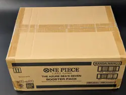 One Piece OP14-EB04 The Azure Sea's Seven English 12 Booster Box Case Sealed - Image 1
