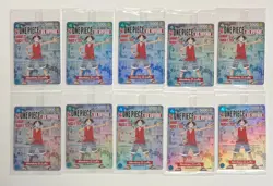 Lot of (10) One Piece Monkey D. Luffy US Voyage College Basketball Promo SEALED - Image 1